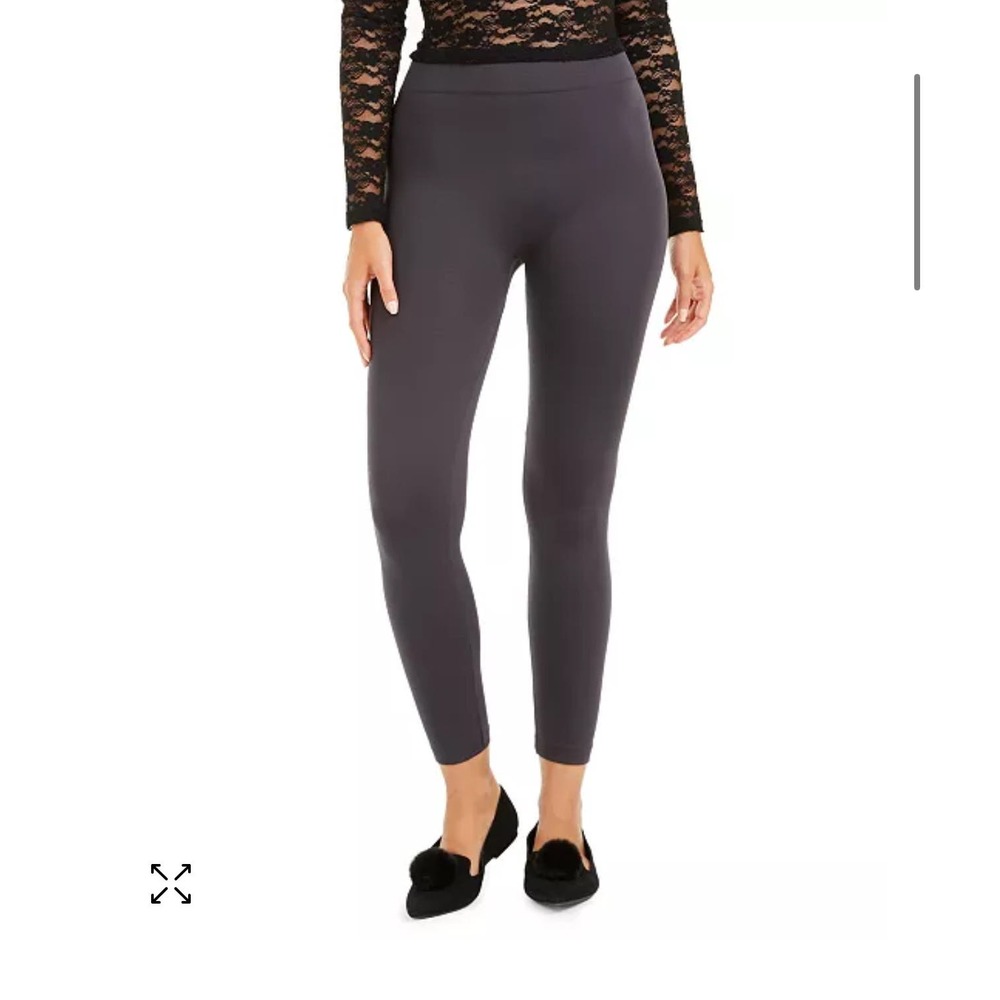 HUE Brushed Seamless Leggings brownish grey in Large